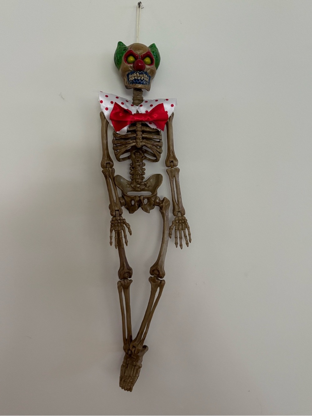 Halloween Hanging Skeleton Clown Decor